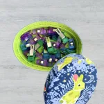 Ovale Dose mit Ostermotiv