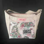 Tasche aus Canvas mit Schultergurt