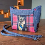 Peppige Tasche mit Bügelbild