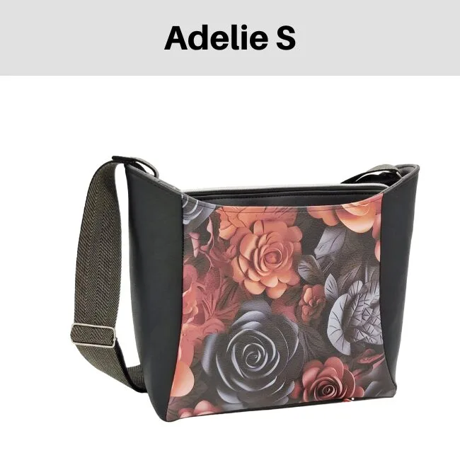Produktbild Adelie S Bilde einer kleinen Tasche mit Blumenmuster