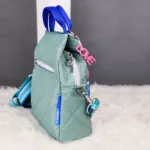 Tasche mit Reißverschluss aus Steppstoff