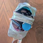 Innenansicht von Rucksack Kikki mit zwei Hauptfächern